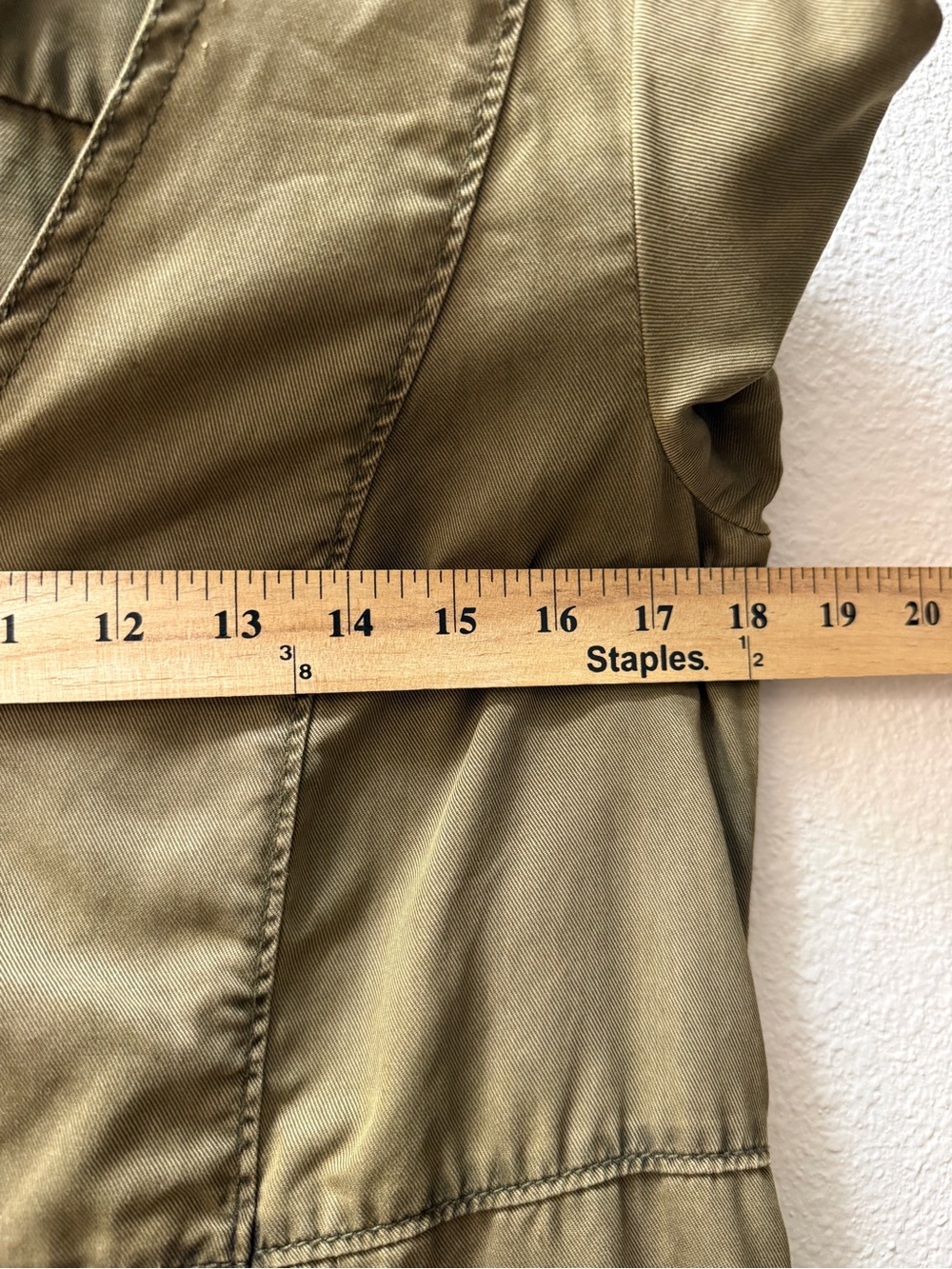 Anthropologie Pilcro and the Letterpress Lyocell Olive Green Utility Dress XS - Picture 8 of 11